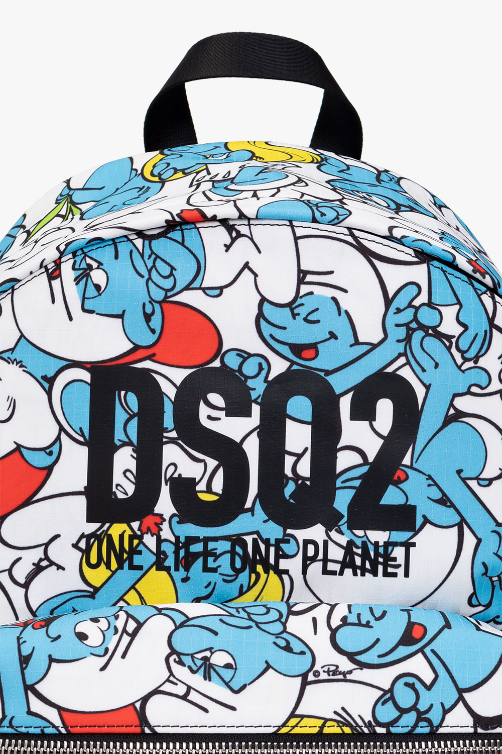 新品 未使用 DSQUARED2 スマーフコラボ 総柄バックパック